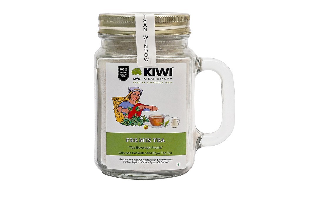 Kiwi Kisan Window Pre Mix Tea    Glass Jar  250 grams
